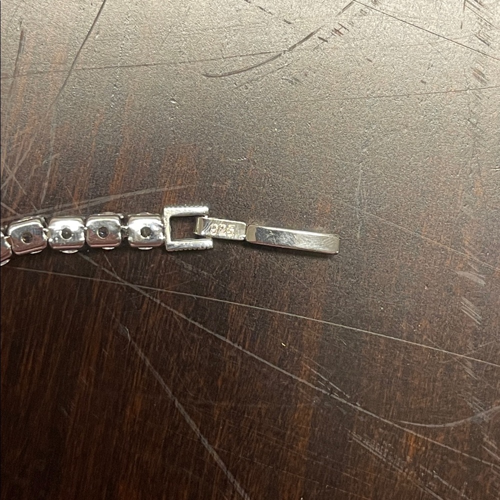 Sterling silver 4mm tennis necklace 20” - Picture 7 of 9